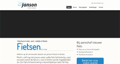 Desktop Screenshot of jansonfietsen.nl
