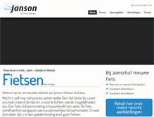 Tablet Screenshot of jansonfietsen.nl